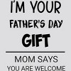 Men's Design By Humans I'm Your Father's Day Gift Black Text By sukhendu12 Tank Top - 2 of 2