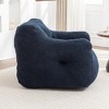 Lyngins 37" Giant Bean Bag Chair, Pre-Filled Lazy Chair with Removable Cover, High-Density Foam Accent Chair with Armrests, Single Sofa Chair - 4 of 4