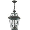 Livex Lighting Georgetown 3 - Light Flush Mount in  Charcoal - 4 of 4