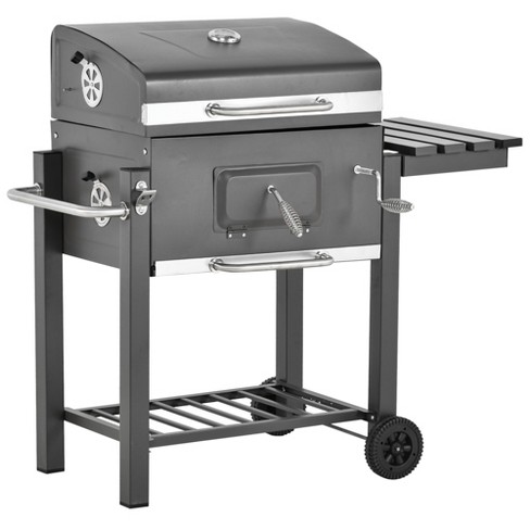 Stainless Steel Small Portable Folding Charcoal BBQ Grill Set