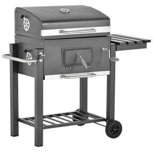 SUGIFT Portable BBQ Charcoal Grill with Offset Smoker