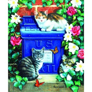 Sunsout Mail Box Kittens 1000 pc   Jigsaw Puzzle 13801 - 1 of 4