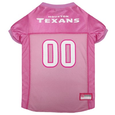 pink texans jersey