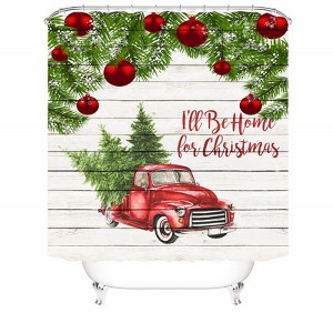 I'll Be Home Shower Curtains for Bathroom Waterproof Fabric Bath Curtain Durable Soft Stylish Bathroom Decor 72x72 Inch - 1 of 1