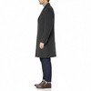 LONDON FOG Men's L19195 Signature Wool Blend Top Coat - Available in Black Camel & Charcoal - 3 of 4