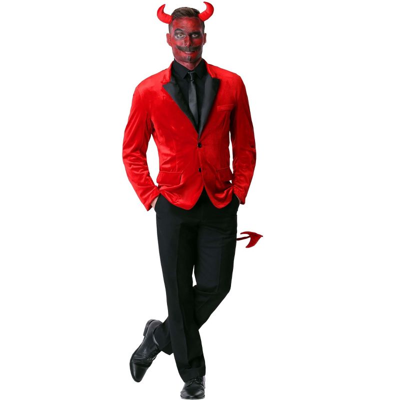 HalloweenCostumes.com Men's Dashing Devil Costume, 3 of 5