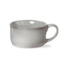 tag Stinson Collection Gray Stoneware Dishwasher Safe Soup Mug 20 oz. - 2 of 2