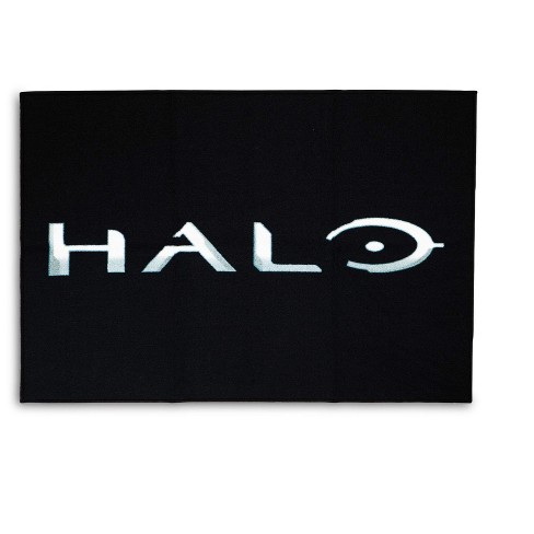 Ukonic Halo Black Logo Rectangular Area Rug | 36 X 52 Inches : Target