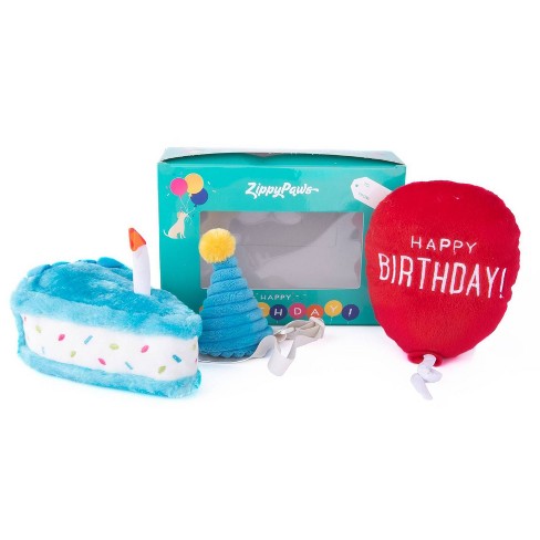 So Fetch Mini Happy Birthday Gift Box - Dog Gift Basket - Gift for Dogs »  Pampered Paw Gifts