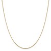 Black Bow Jewelry 1mm 14k Yellow Gold Octagonal Box Chain Necklace - 3 of 4