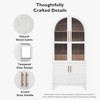 Bella Depot 71" Arched Kitchen Pantry Cabinet with Door Shelves Adjustable Shelves - 3 of 4