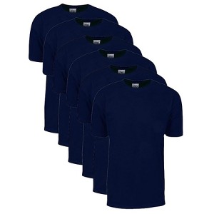 6 Pack Shaka Wear Men's Max Heavyweight Short Sleeve Crew Neck T-Shirt - 1 of 4