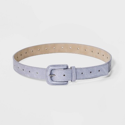leather belt with holes all around