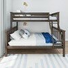 Max & Lily Solid Wood Twin XL over Queen Bunk Bed for Kids - 2 of 4