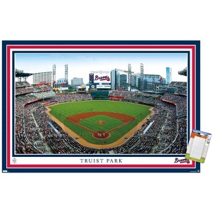 Trends International MLB Atlanta Braves - Truist Park 22 Unframed Wall Poster Prints - 1 of 4