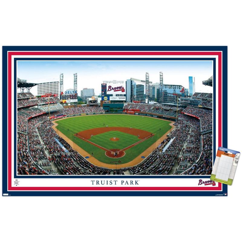 Trends International MLB Atlanta Braves - Truist Park 22 Unframed Wall Poster Prints, 1 of 7