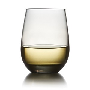 Libbey Stemless Glasses, Grey, 15.25 ounce, Set of 12 - 1 of 3