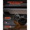 VEVOR Pintle Hook, 20000 lbs Towing Capacity, Pintle Hitch Receiver for 2-inch Hitch Hook Military Receiver, 15.6-inch Length, Black - 3 of 4