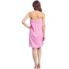 TowelSoft Women's Premium Terry Cotton Spa Wrap-Light Pink, One Size - 3 of 4