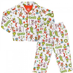 Kids The Grinch Christmas Decorations 2-Piece Pajama Set - Size 4 - 1 of 3