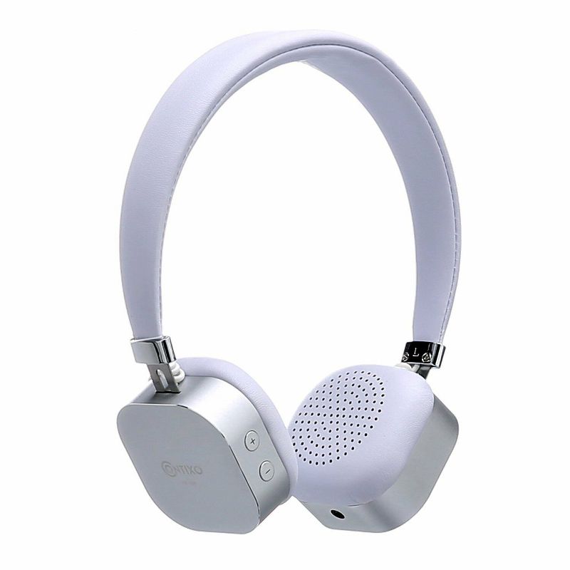 Contixo KB100 Kids Bluetooth Wireless Headphones -Volume Safe Limit 85db -On-The-Ear Adjustable Headset (White), 1 of 8