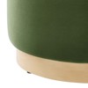 Modway Tilden 16 in. Round Performance Velvet Upholstered Ottoman - 3 of 4