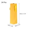 Unique Bargains Sturdy Paper Satin Rope Handle Reusable Fashionable Wine Gift Bags 24 Pcs - 2 of 3