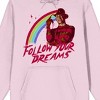 Nightmare On Elm Street Follow Your Dreams Men's Pink Hoodie - 2 of 2