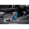Elanze Designs 20 oz Stainless Steel On the Go Insulated Travel Tumbler With Push Top Lid, Citrus Orange Tangerine Pattern Blue - 3 of 4