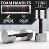 Synergee Adjustable Chrome Dumbbells - 4 of 4