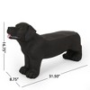 Dracelo DOG BENCH, Outdoor Bench, No Assembly Required - 4 of 4