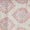 RLF Home Exquisite Tailored 100% Cotton with Fully Lined 3" Rod Pocket Valnance for Windows 50" x 14" Scarlet - 4 of 4