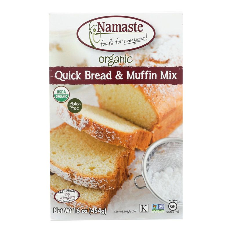 Namaste Foods Organic Quick Bread & Muffin Mix - Case of 6/16 oz, 2 of 8