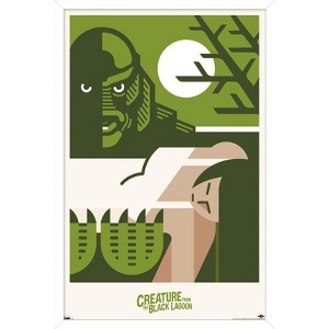 Trends International Creature from the Black Lagoon - Graphic Framed Wall Poster Prints - 1 of 4