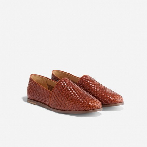 Mens woven cheap slip on shoes