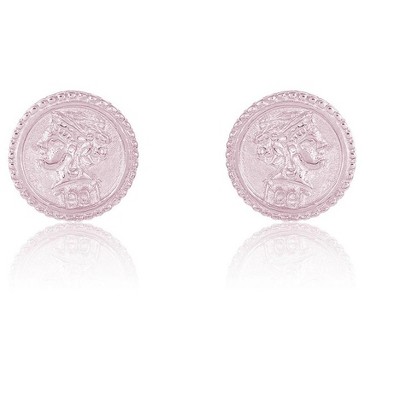 SHINE by Sterling Forever Sterling Silver Crown Jewel Stud Earrings