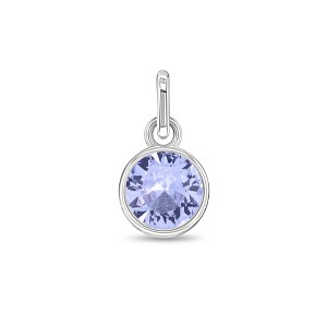 Girls' CZ Birthstone Sterling Silver Charms - In Season Jewelry - 1 of 4