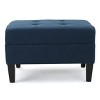 NicBex Modern 28" Rectangle Ottomans Wood Footstools with Cushioned Top for Bedroom and Living Room - 4 of 4