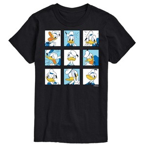Men's - Disney - Donald Grid Short Sleeve Graphic T-Shirt - 1 of 4