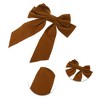 Unique Bargains Bow Duckbill Hair Clips Hairdo Clip 1 Pc - 3 of 4
