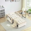 Airsurfer Versatile Foldable Velvet Sofa Bed, 3 Lengths Adjustable, with USB Port, Ashtray & Swivel Phone Stand - 3 of 4