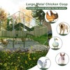 Dolonm Large Metal Chicken Coop, Walk-in type,Chicken Cage Hen House with Waterproof Cover - 4 of 4