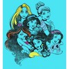 Girl's Disney Princesses Sketches Crop T-Shirt - 2 of 3