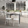 Flash Furniture Grace Solid Wood Dining Table with Turned Wooden Legs, Commercial Grade Heavy Duty Rectangle Wood Table for 4 - 4 of 4