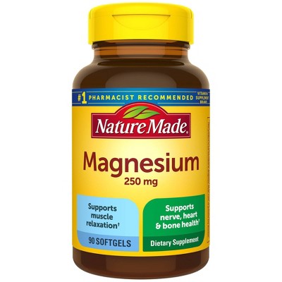 Nature Made Magnesium 250 mg Softgels - 90ct