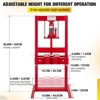 Hydraulic Press, Heavy Duty H-Frame Garage Floor Shop Press with Adjustable Worktable & Plates - 4 of 4