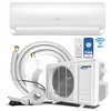 Apollo 18000 BTU 230V 18SEER2 1000 sq ft WiFi Ductless Mini Split AC with Heat Pump 25' Lineset - 3 of 4