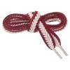 INSPIRE CHIC Wide Fat Contrast Color Braided Twist Weave Shoelaces 1 Pair - 2 of 4