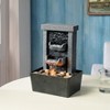 Generic Home Décor 10.3 in Indoor Waterfall Fountain Relaxation High Pressure Water Pumps - 2 of 4