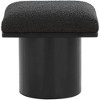 Meridian Furniture,Pavilion Black Boucle Fabric Bench/Stool - 2 of 4